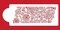 Ted Scutti's Intricate Paisley Cake Stencil Side | Cake Decorating Tools | Baking Stencils for Royal Icing, Airbrush, Dusting Powder | Reusable Plastic Food Grade Stencil for Cakes | Easy to Use & Clean Cake Stencil | C968 by Designer Stencils